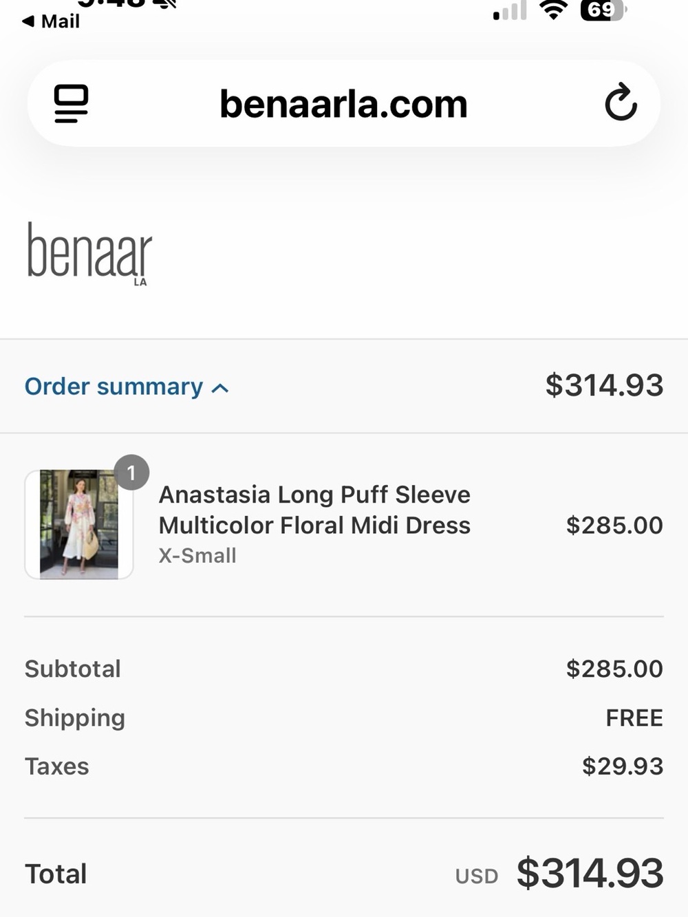 Benaar Anastasia long puff sleeve Floral Belted Maxi Dress - White Multi Size XS - Picture 9 of 10